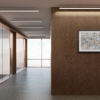 Brown line oak structured