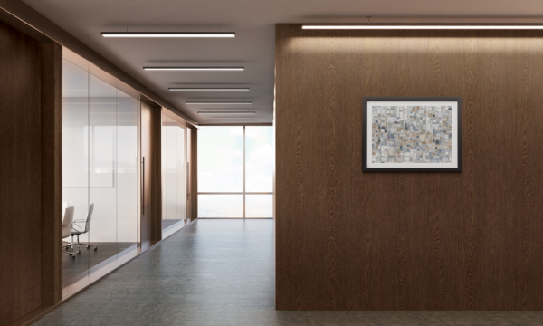 Brown line oak structured