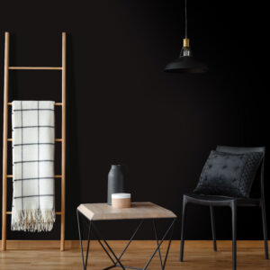 Lacquered black