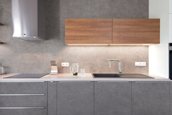 Light grey concrete plaster