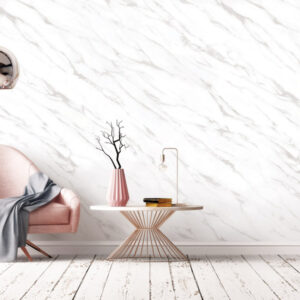 Mat white marble