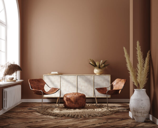 Bronzed leather