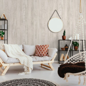 Light grey wood panel