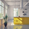 Bright yellow