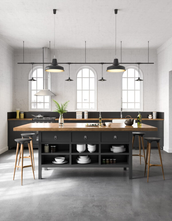 Dark ash grey velvet grain