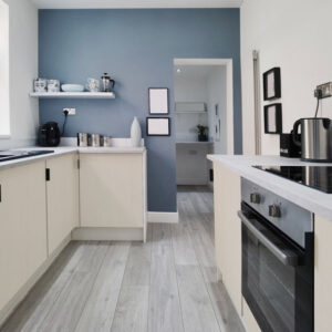 Structured beige oak